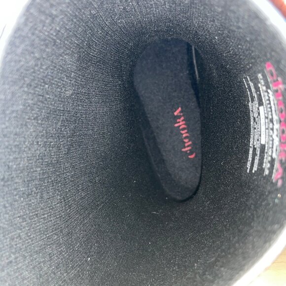 Chooka Womens Black Rubber With Adjustable Buckle Strap Rain Boots Size 9 - Picture 10 of 11